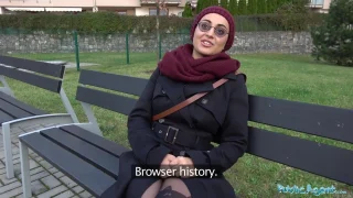 Public Agent Afghan beauty pays to fuck a big cock